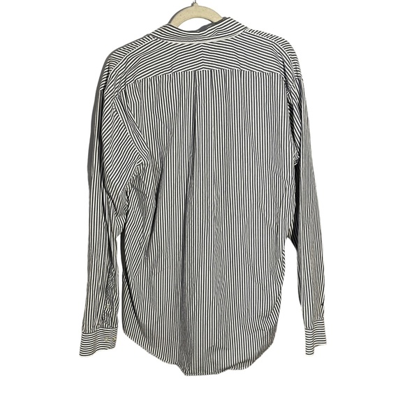 Lands' End Men's Sz L (16-16.5) Traditional Fit Striped Button Up Dress Shirt - Picture 5 of 7
